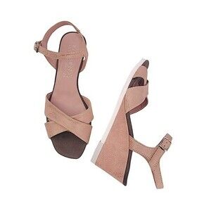 Hispanitas Codie Nude Wedge Sandals